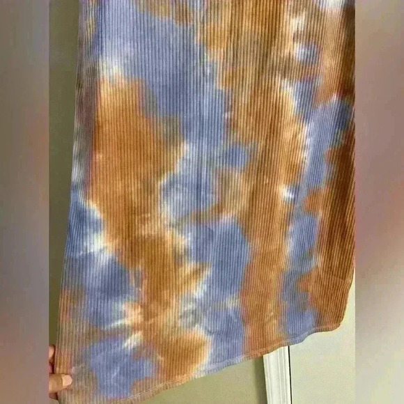 House of Harlow 1960‎ maxi skirt tie dye ribbed XL - Picture 3 of 9